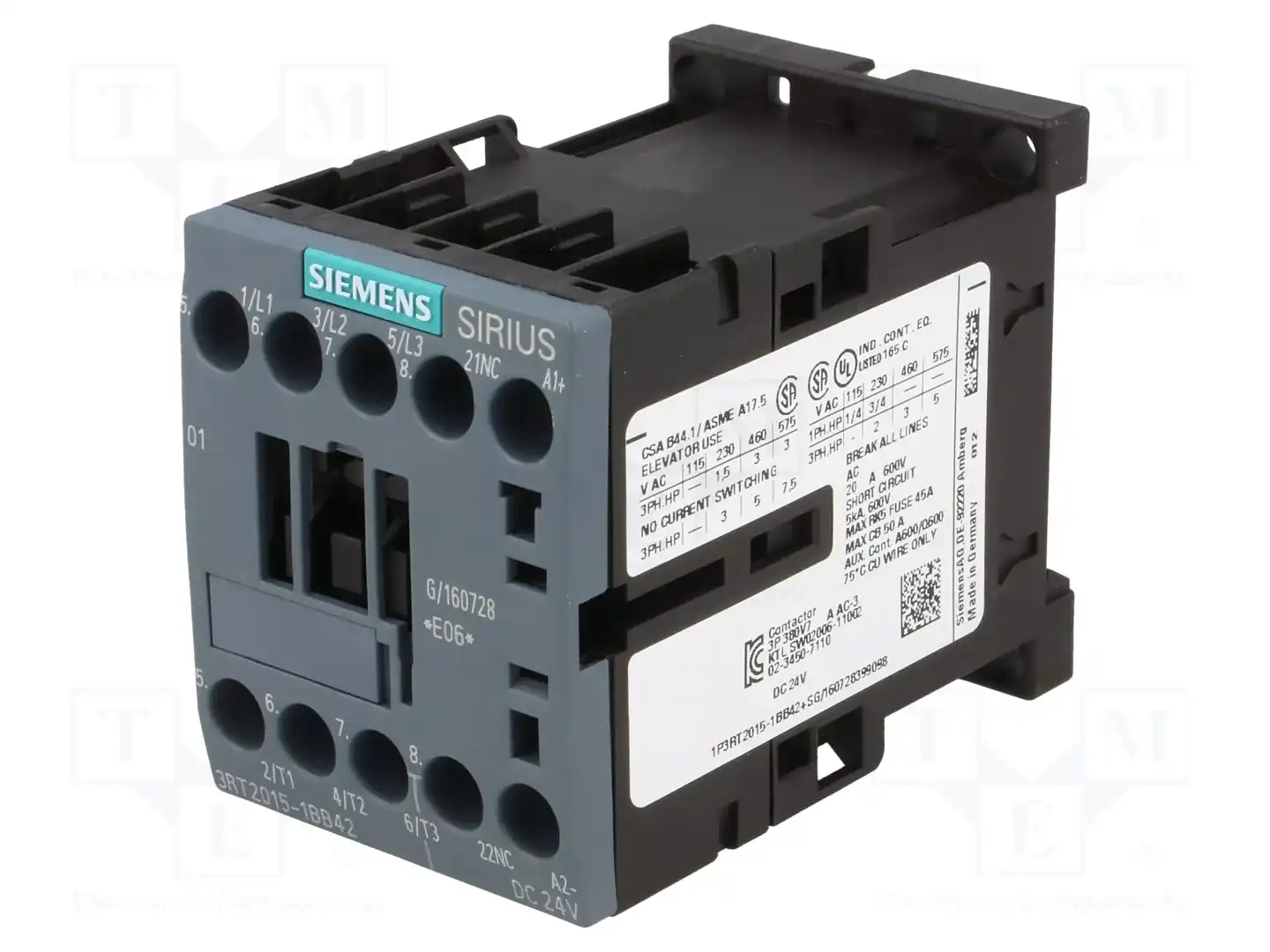 SIEMENS 3RT2015-1BB42 — Контакторы - главные модули
