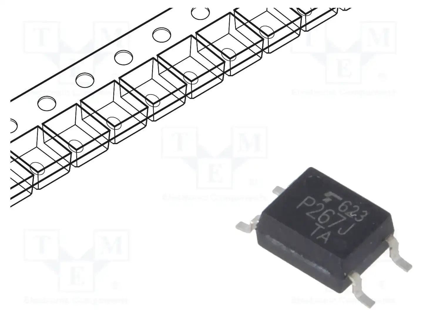 TOSHIBA TLP267J(E(T — Оптотриаки