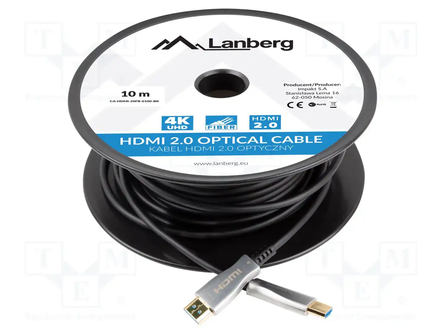 LANBERG CA-HDMI-20FB-0100-BK — Кабели и адаптеры HDMI, DVI, DisplayPort