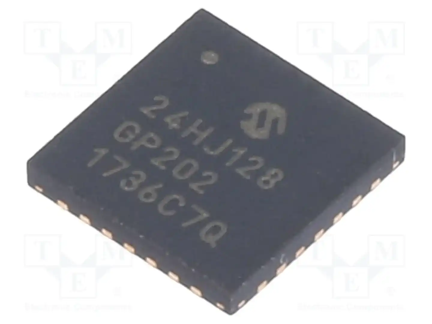 Microchip Technology PIC24HJ128GP202-I/MM — Линейка PIC 16-bit