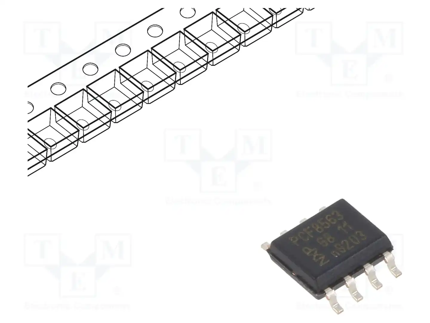 NXP PCF8563T/5,518 — Микросхемы RTC