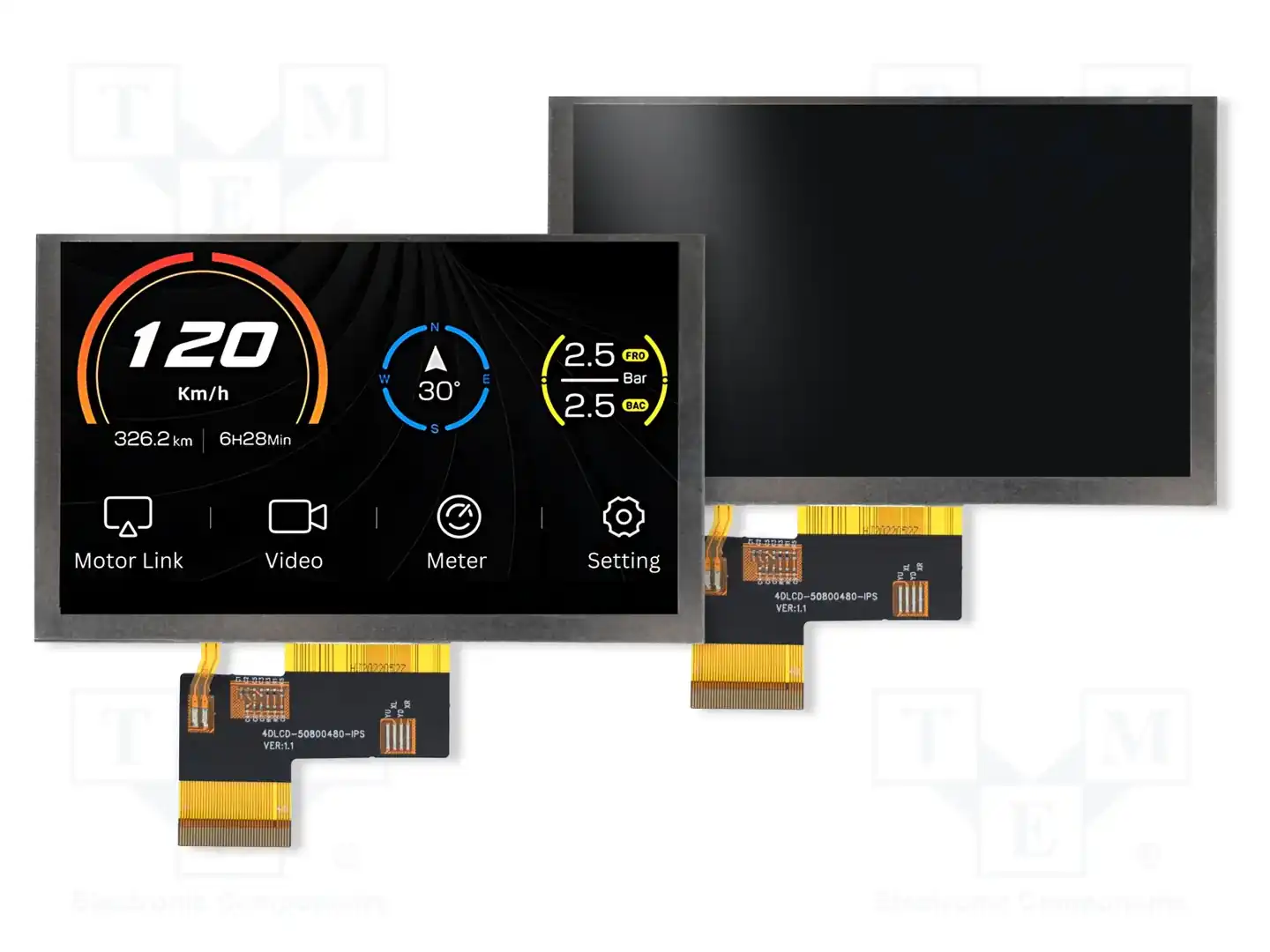 4D LCD 4DLCD-50-800-480-NT-NM-600-R — Дисплеи TFT