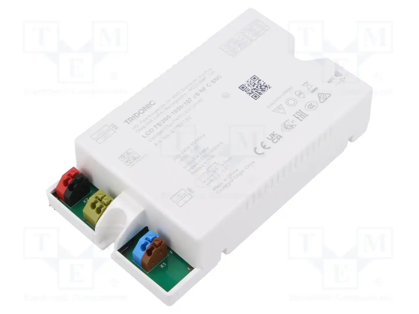 TRIDONIC LCO 75W 200-1050MA 107V CS NF C SNC — Блоки питания для LED