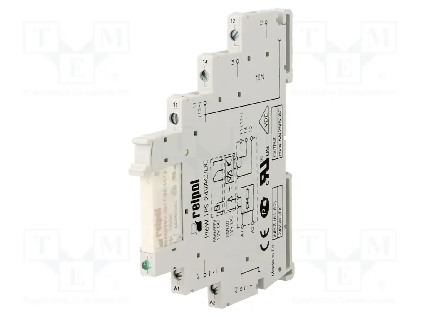 RELPOL PIR6W-1PS-24VAC/DC-R — Реле электромагн. - наборы