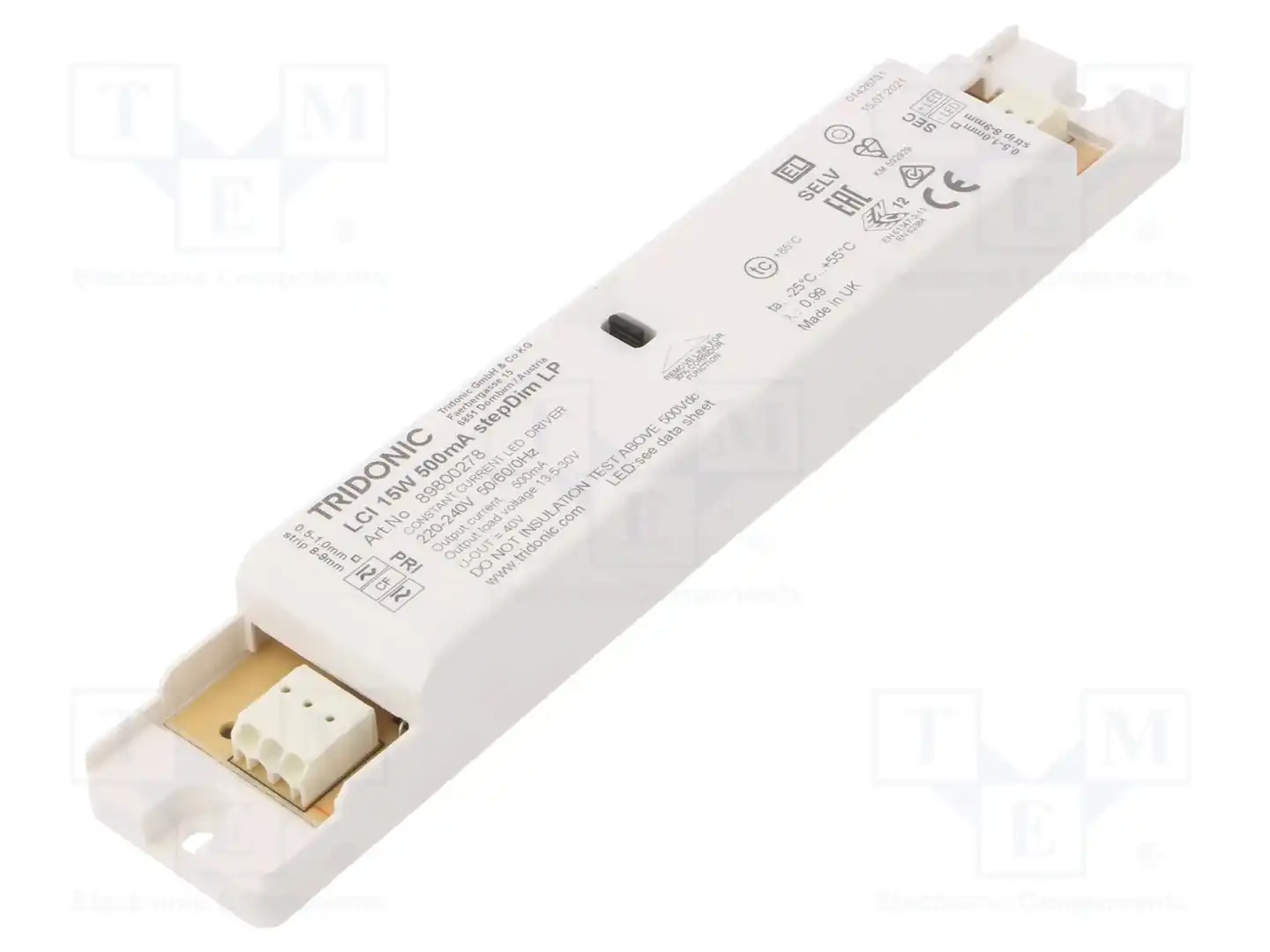 TRIDONIC LCI 15W 500MA STEPDIM LP — Блоки питания для LED