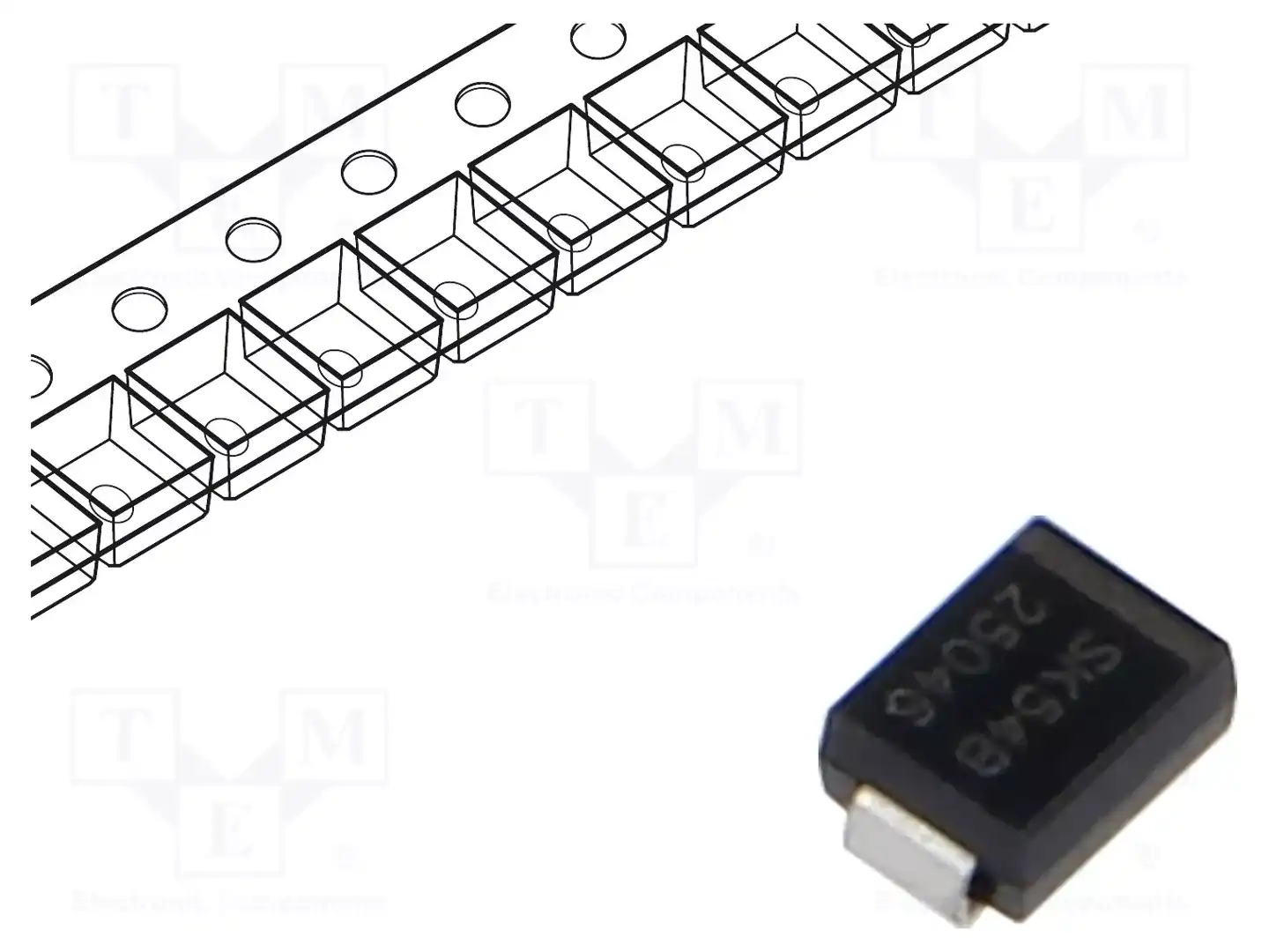 SMC DIODE SOLUTIONS SK54BTR — Диоды Шотки SMD