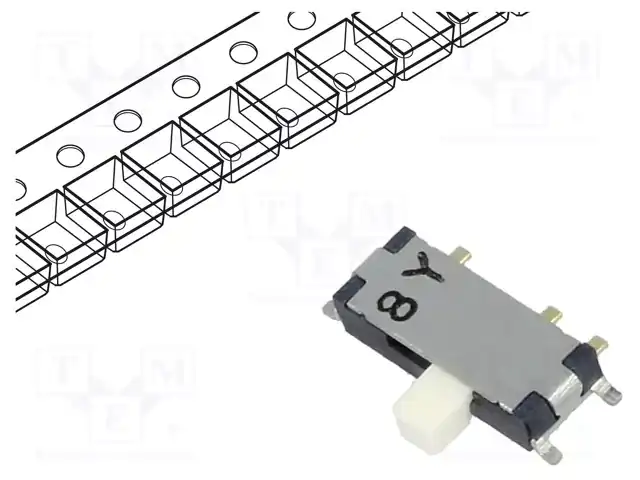 Nidec Copal Electronics CUS-12TB — Переключатели ползунковые