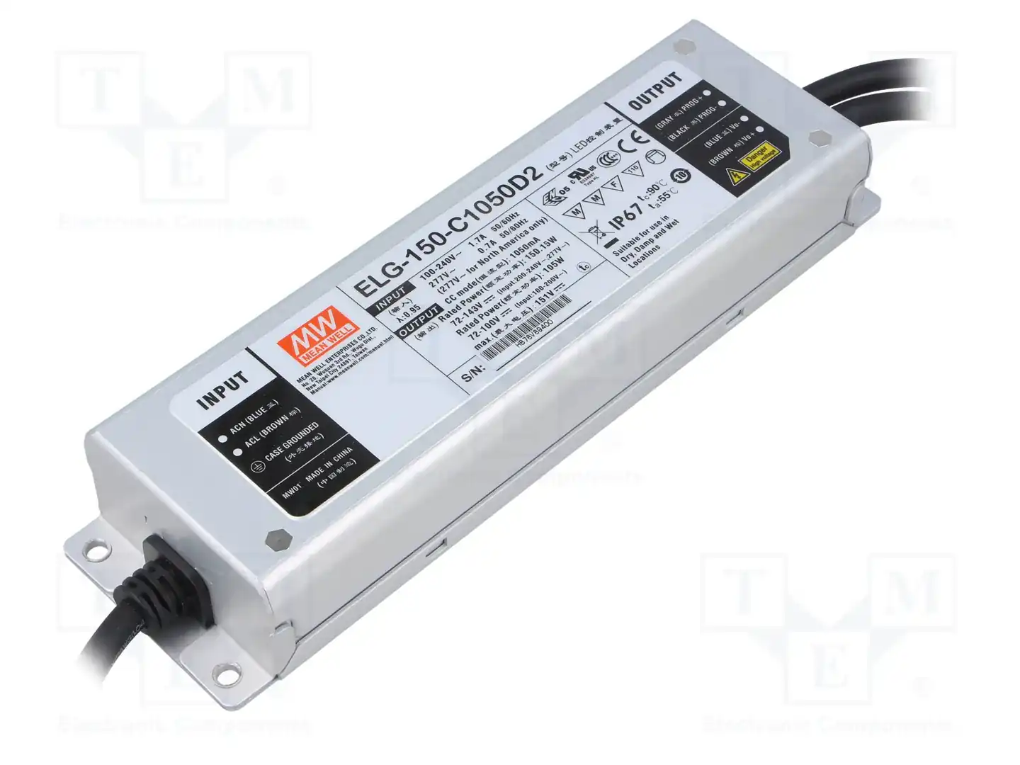 MEAN WELL ELG-150-C1050D2 — Блоки питания для LED