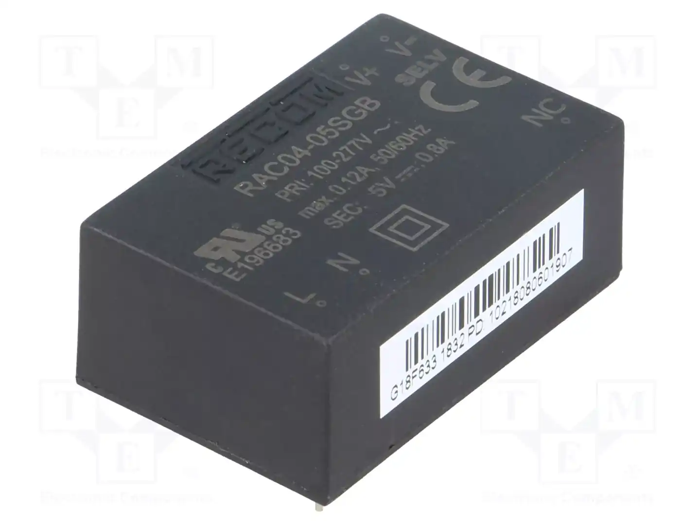 RECOM RAC04-05SGB — Преобразователи AC/DC для PCB