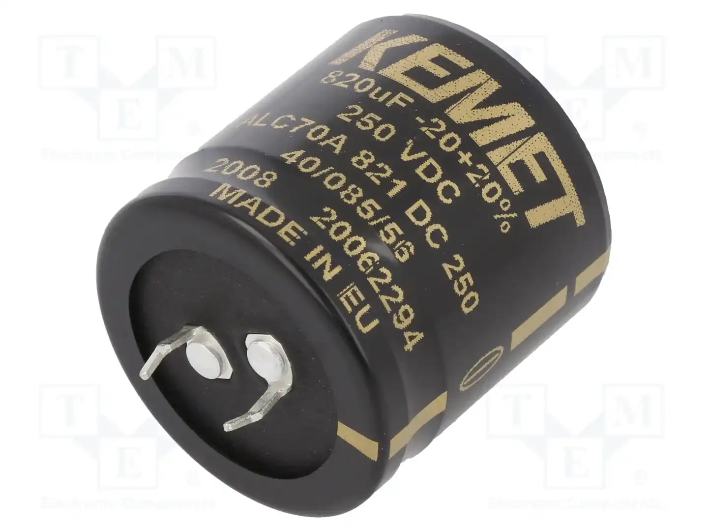 KEMET ALC70A821DC250 — Конденсаторы электролитические SNAP-IN