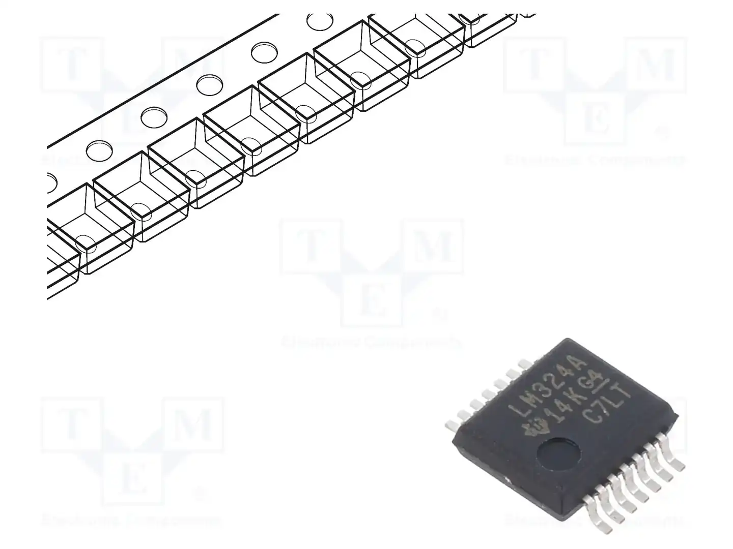 Texas Instruments LM324ADBR — Операционные усилители SMD