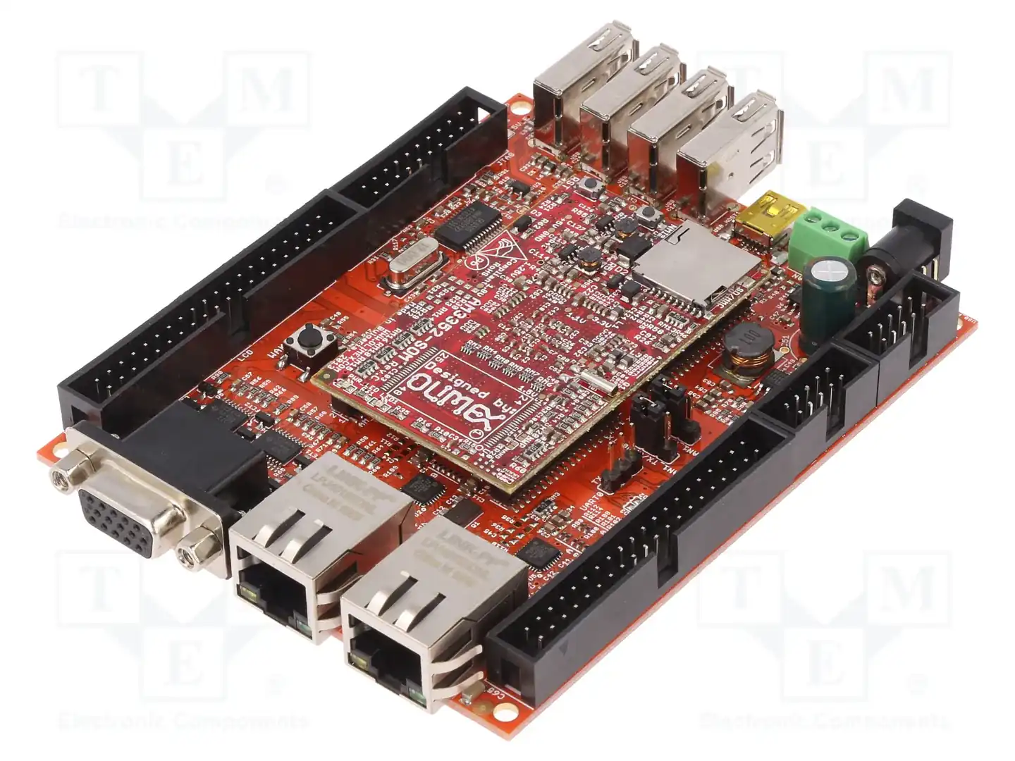 OLIMEX AM3352-SOM-EVB-IND — Одноплатные компьютеры