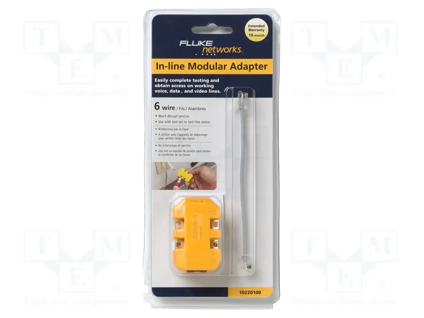 FLUKE NETWORKS 10220100 — Тестеры компьютерных и телефонных сетей
