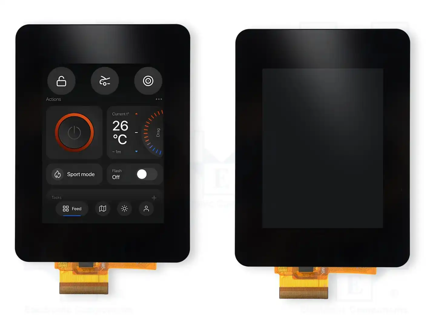 4D LCD 4DLCD-32-240-320-NT-CLB-160-M16/S — Дисплеи TFT