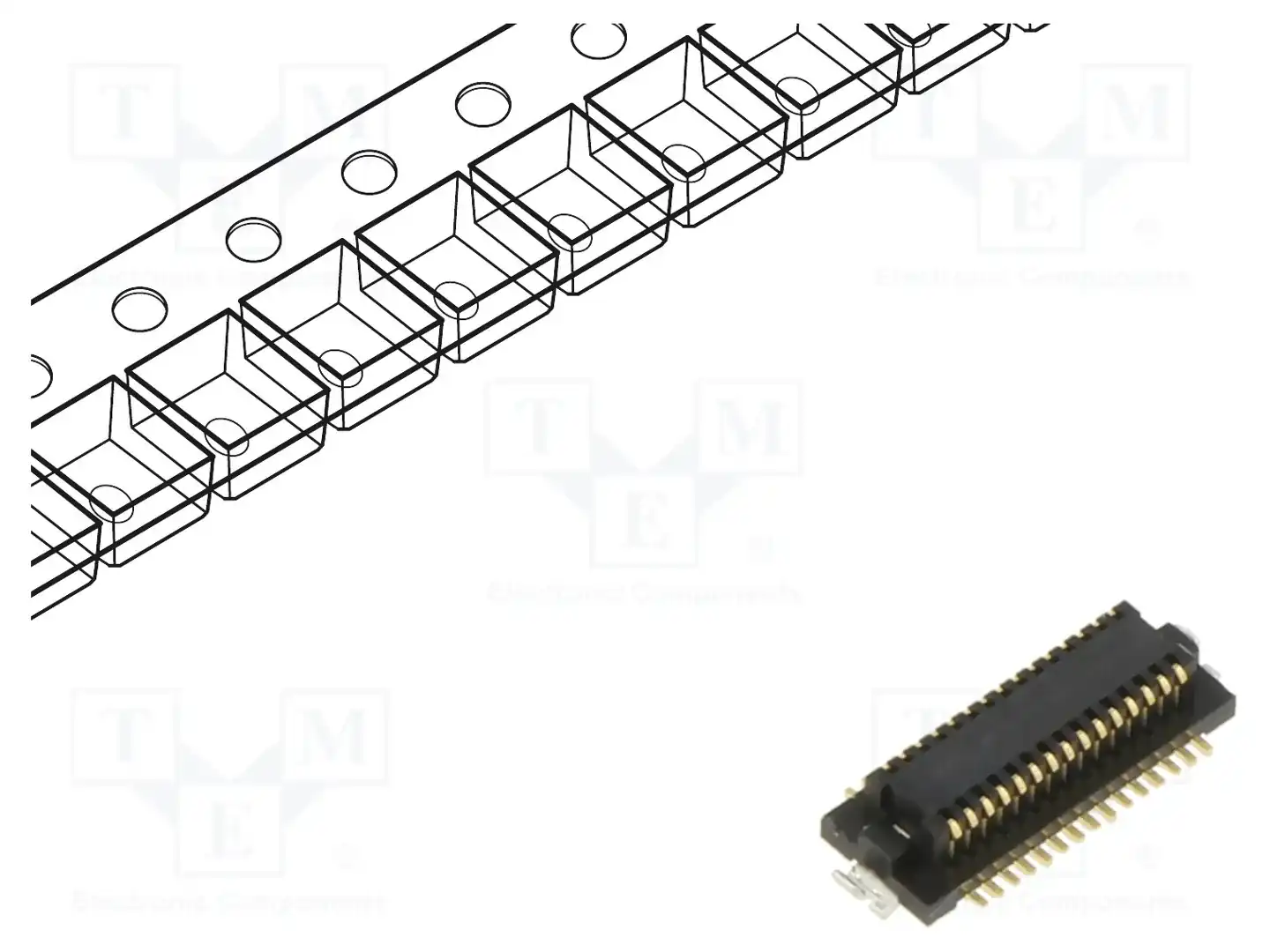 HIROSE DF12NB(3.0)-30DS-0.5V(51) — Разъeмы пластина - пластина