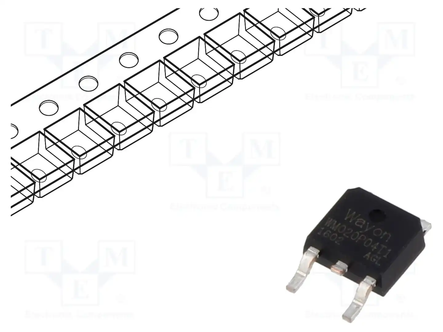 WAYON WMO20P04T1 — Транзисторы с каналом P SMD