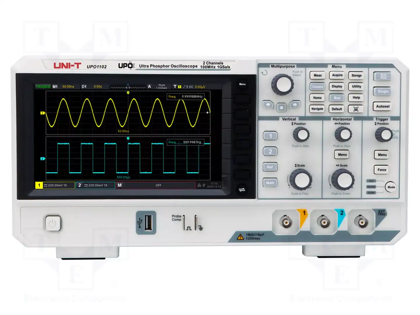 UNI-T UPO1102 — Осциллоскопы цифровые