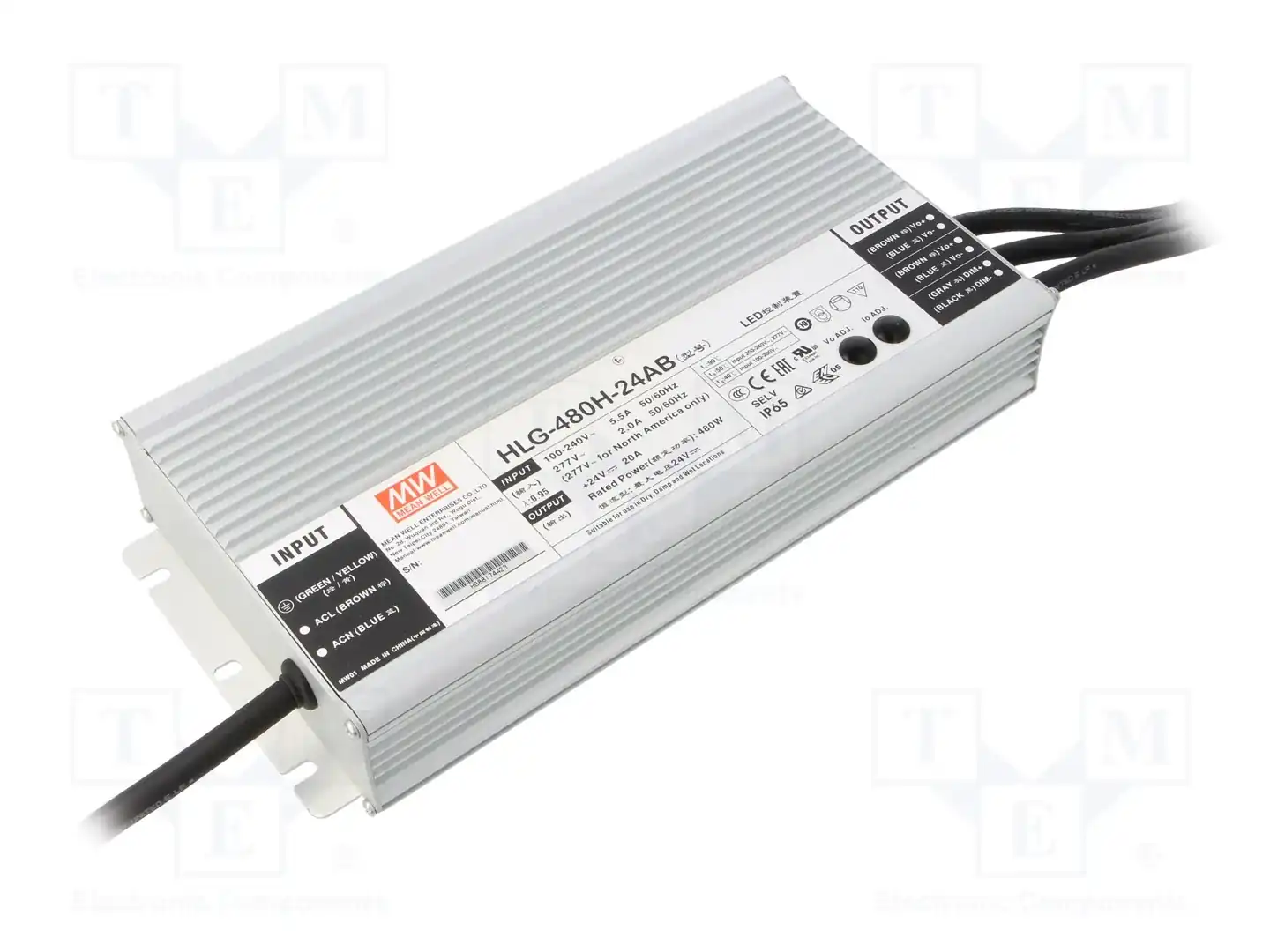 MEAN WELL HLG-480H-24AB — Блоки питания для LED