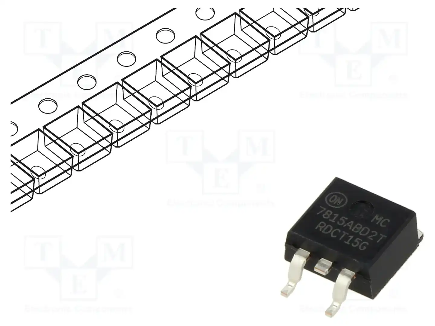 onsemi MC7815ABD2TR4G — Стабилизаторы напряжения нерегулируемые