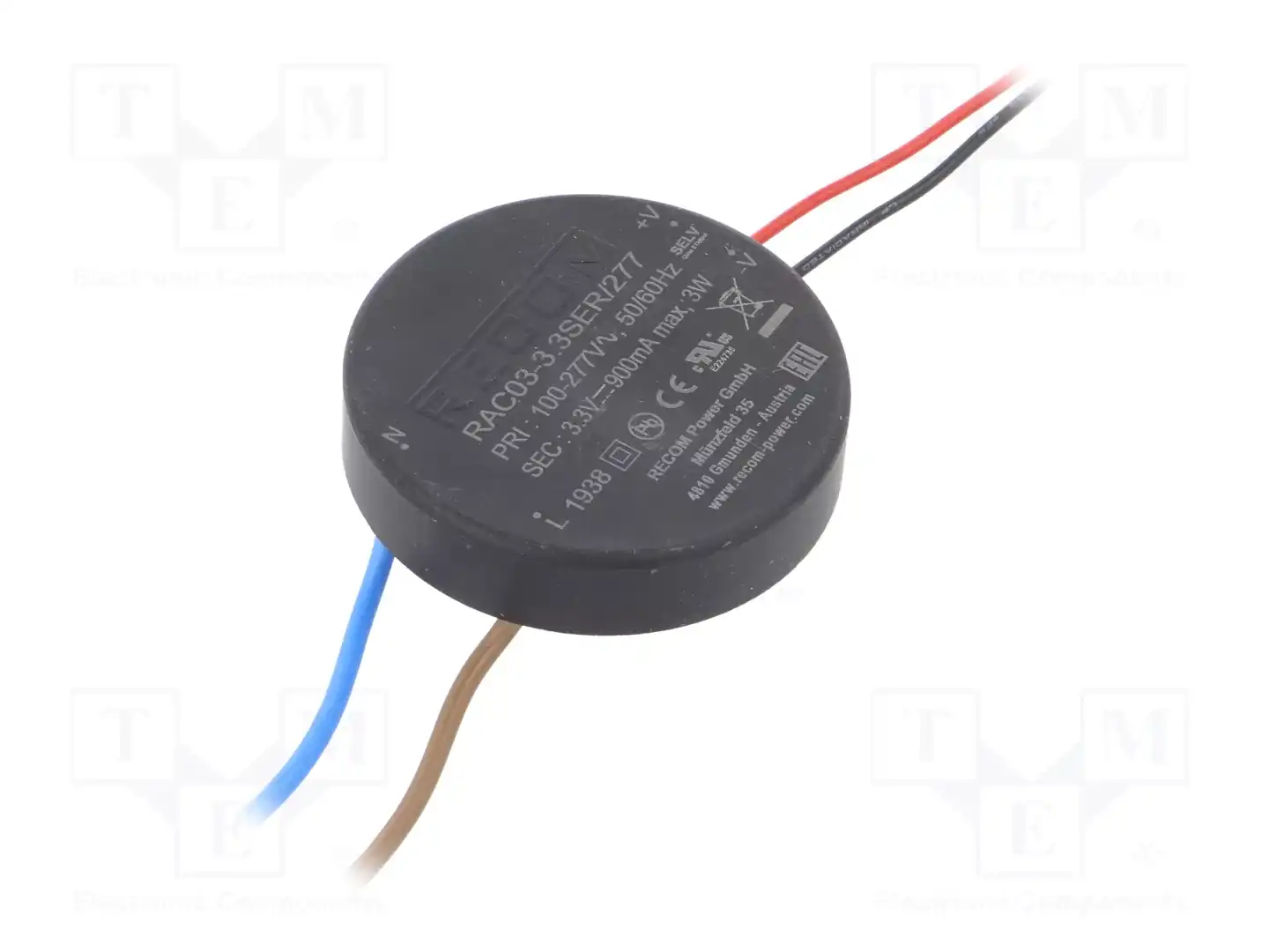 RECOM RAC03-3.3SER/277 — Преобразователи AC/DC для PCB