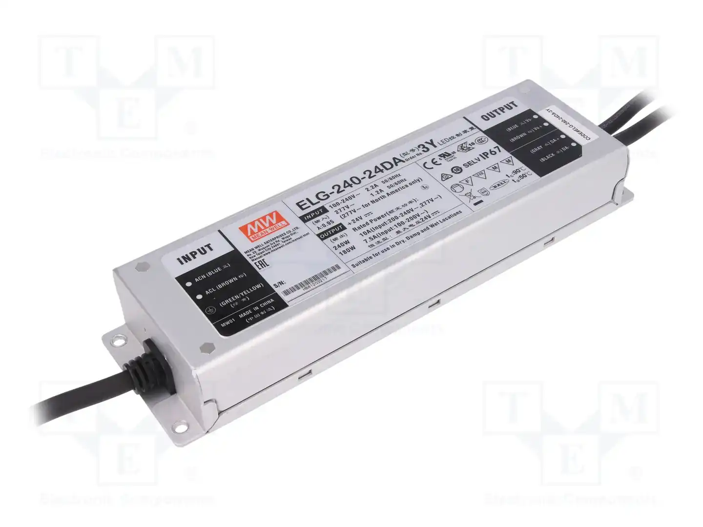 MEAN WELL ELG-240-24DA-3Y — Блоки питания для LED