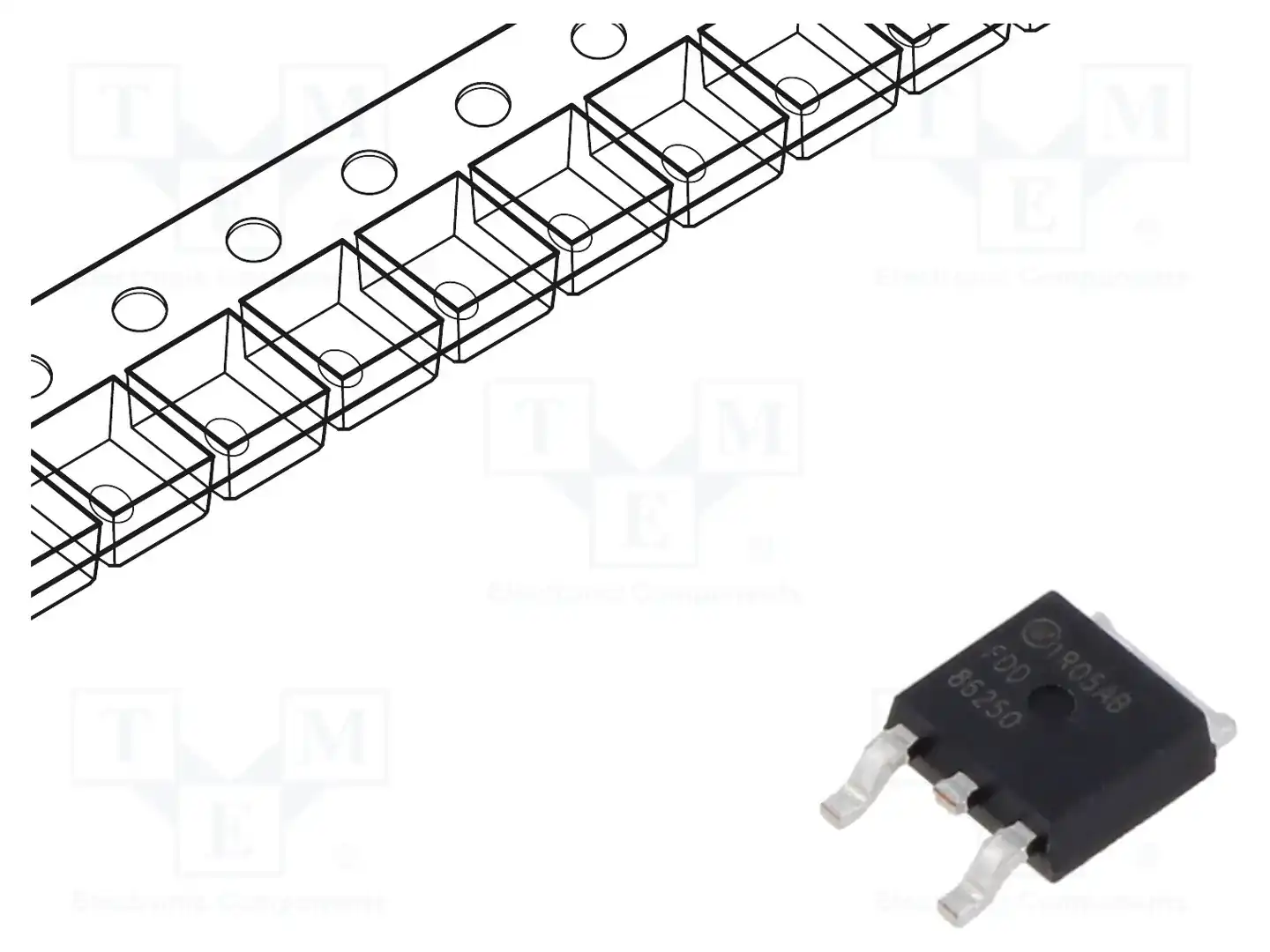 onsemi FDD86250 — Транзисторы с каналом N SMD