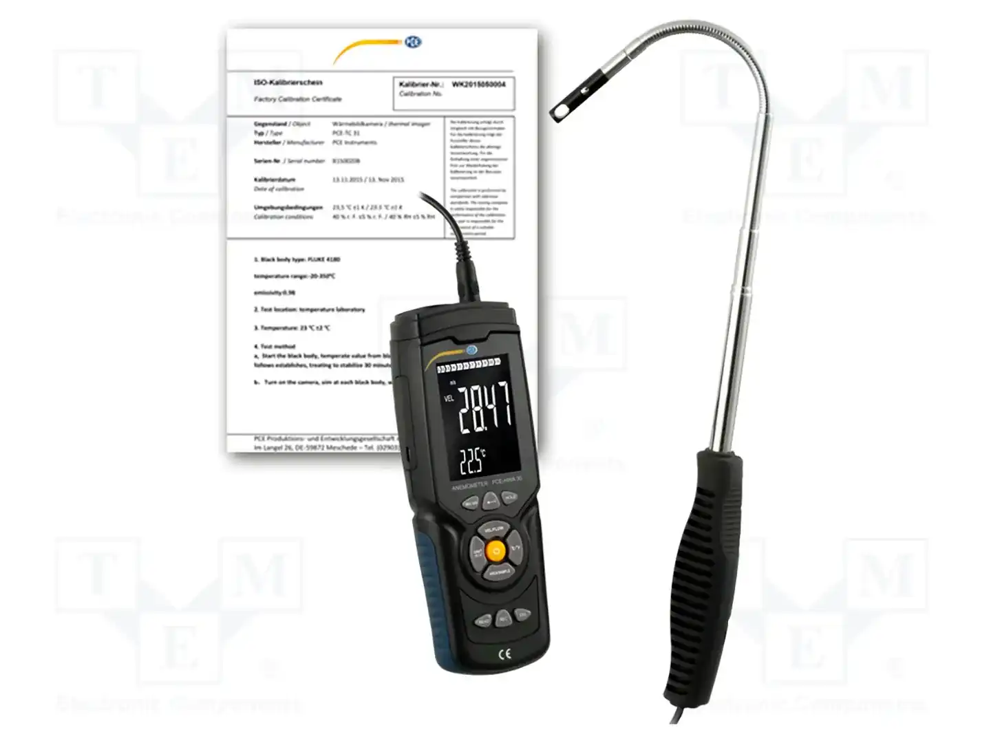 PCE INSTRUMENTS PCE-HWA 30-ICA — Анемометры и термоанемометры