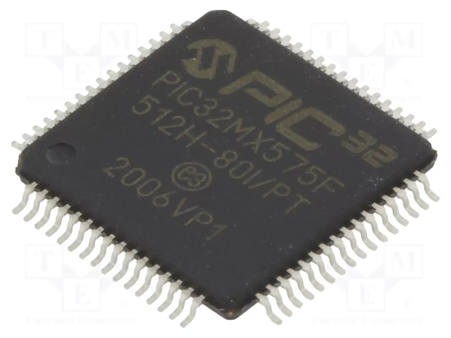 Microchip Technology PIC32MX575F512H-80I/PT — Линейка PIC32 32-bit
