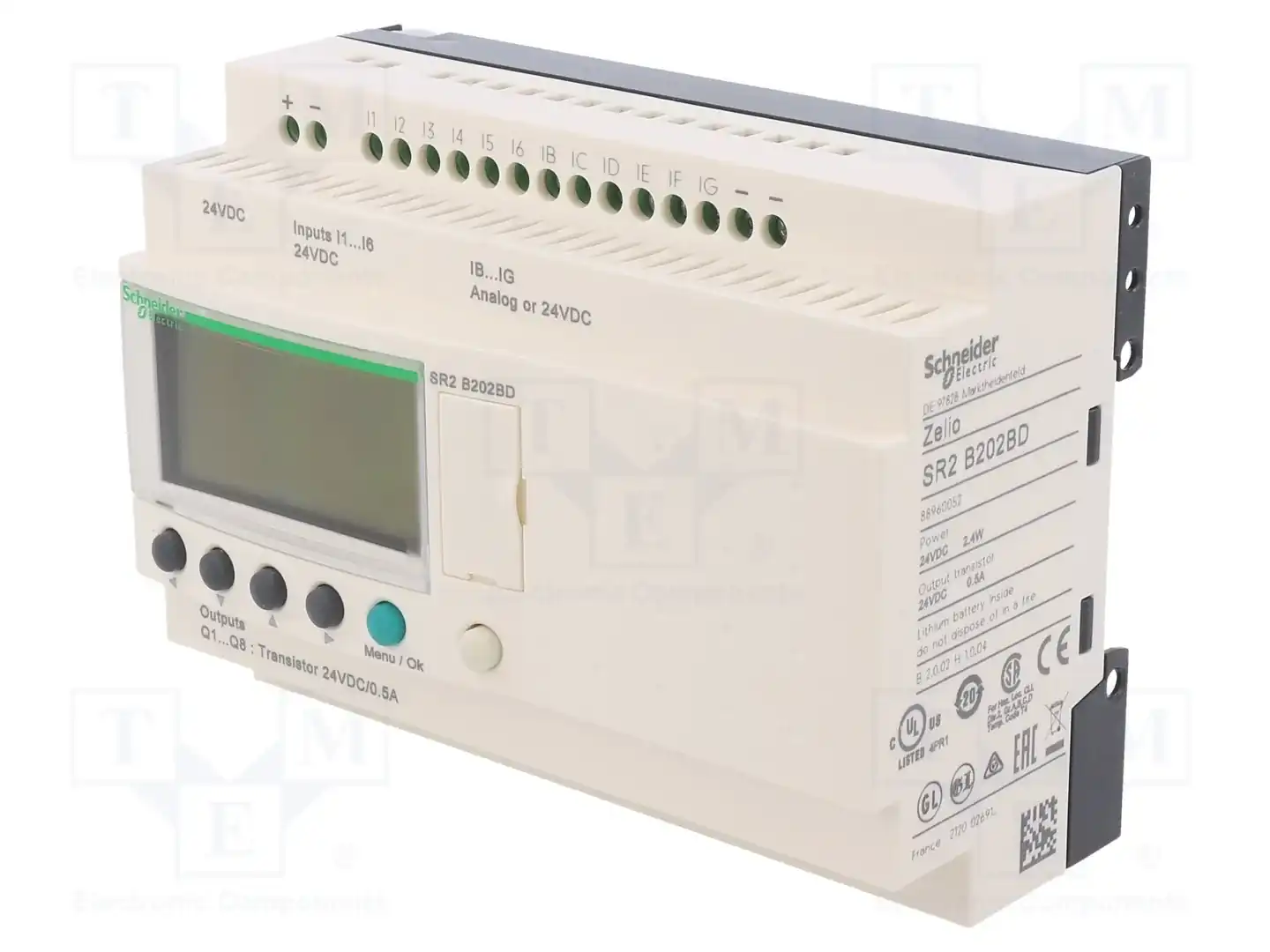 SCHNEIDER ELECTRIC SR2B202BD — Реле прогр. основные модули