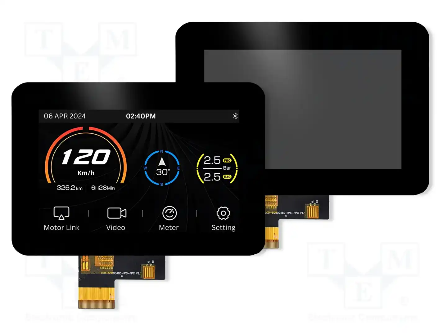 4D LCD 4DLCD-50-800-480-NT-CLB-400-R — Дисплеи TFT