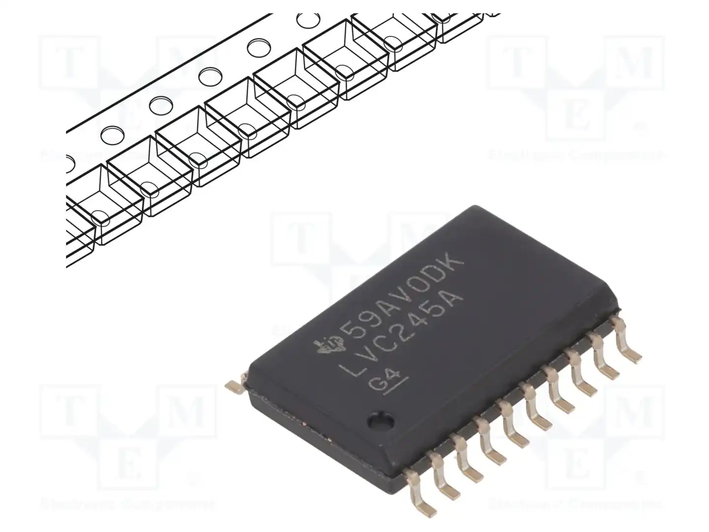 Texas Instruments SN74LVC245ADWR — Буферы, передатчики, контроллеры