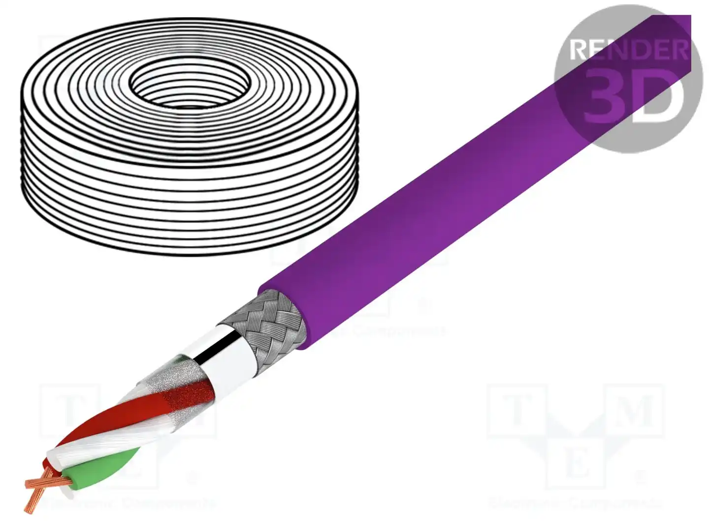 IGUS CF888.001 — Провода для направляющих- экранированные