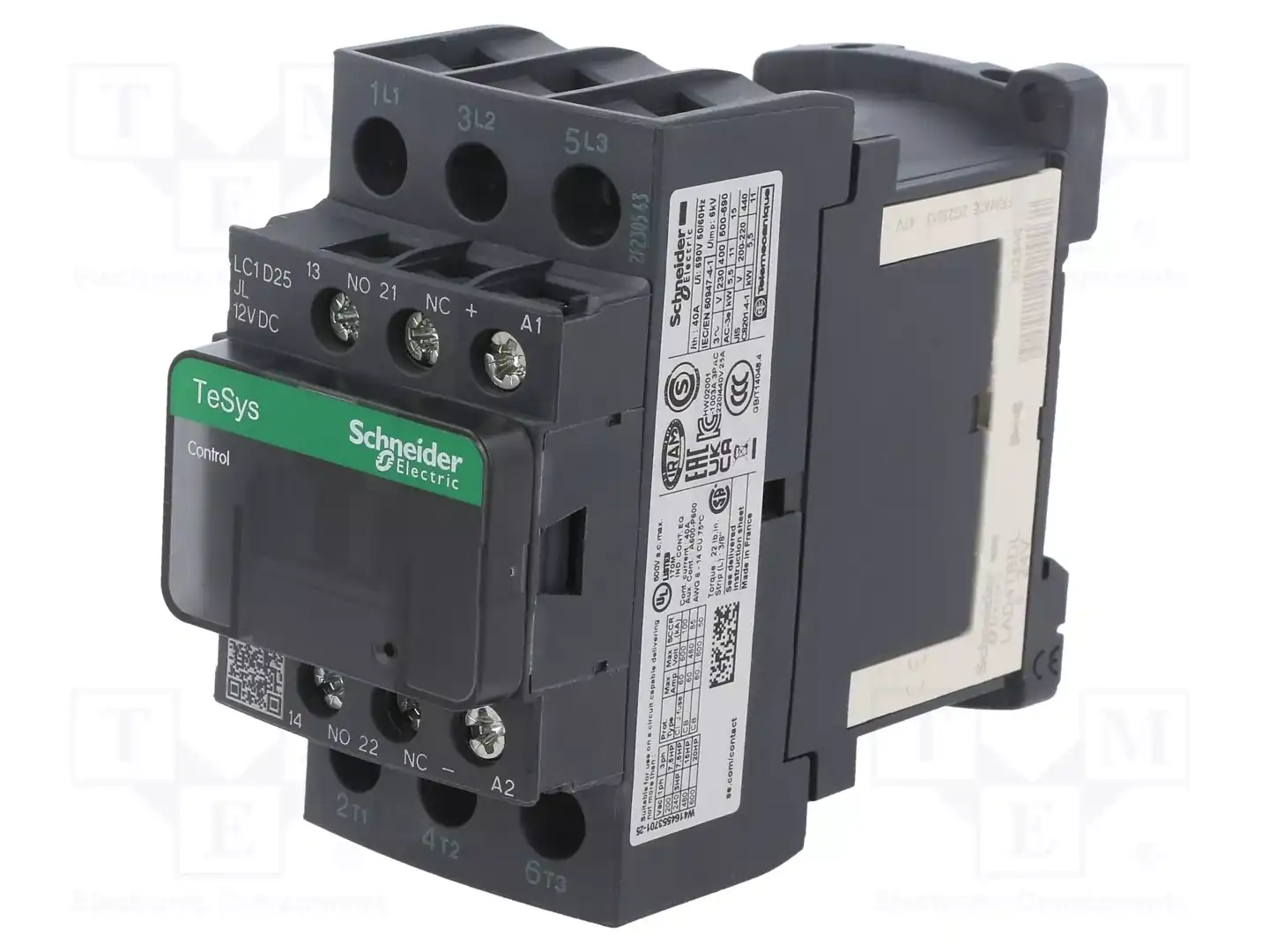 SCHNEIDER ELECTRIC LC1D25JL — Контакторы - главные модули