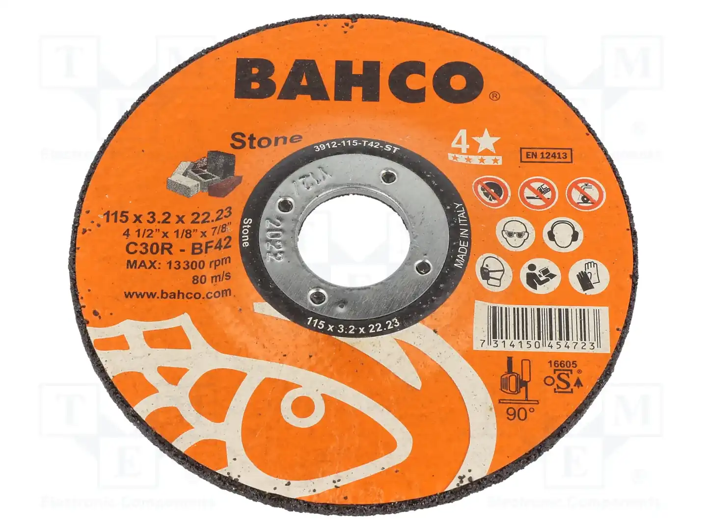 BAHCO 3912-115-T42-ST — Диски для резки и шлифовки