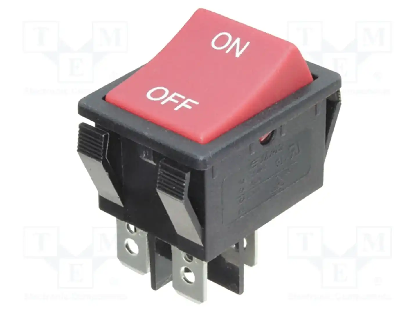 E-SWITCH R5ABLKREDIF0 — Переключатели типа Rocker