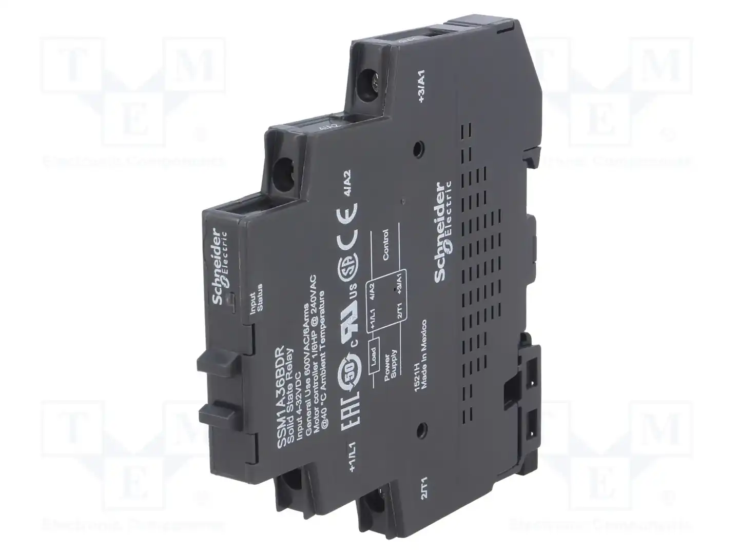 SCHNEIDER ELECTRIC SSM1A36BDR — Реле SSR однофазные