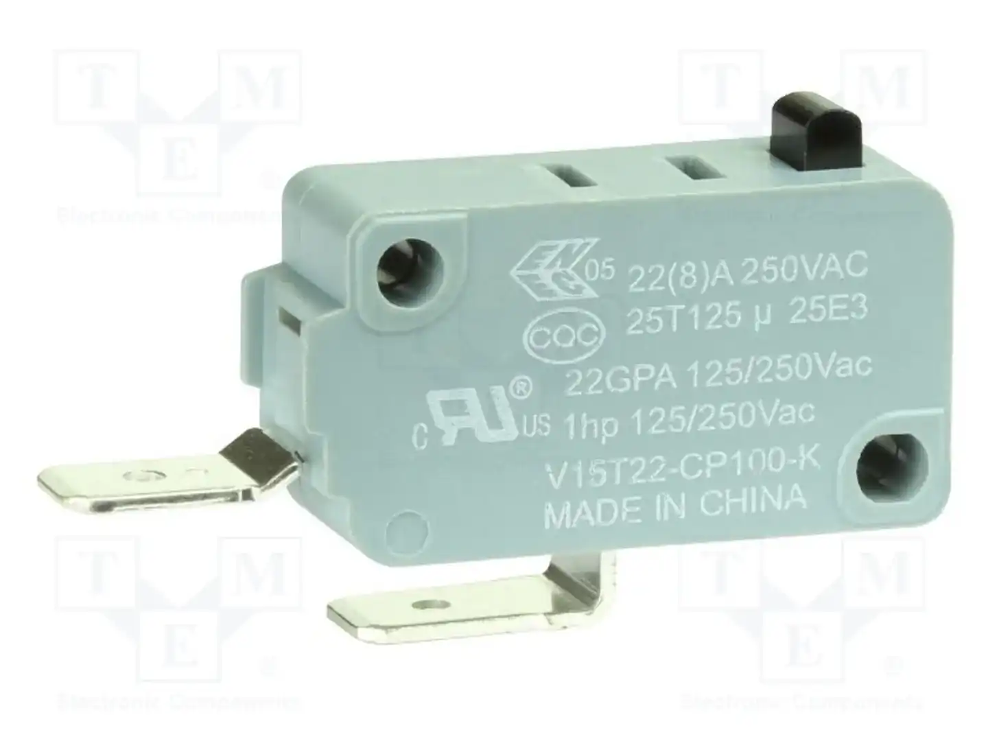 Honeywell V15T22-CP100-K — Микропереключатели SNAP ACTION