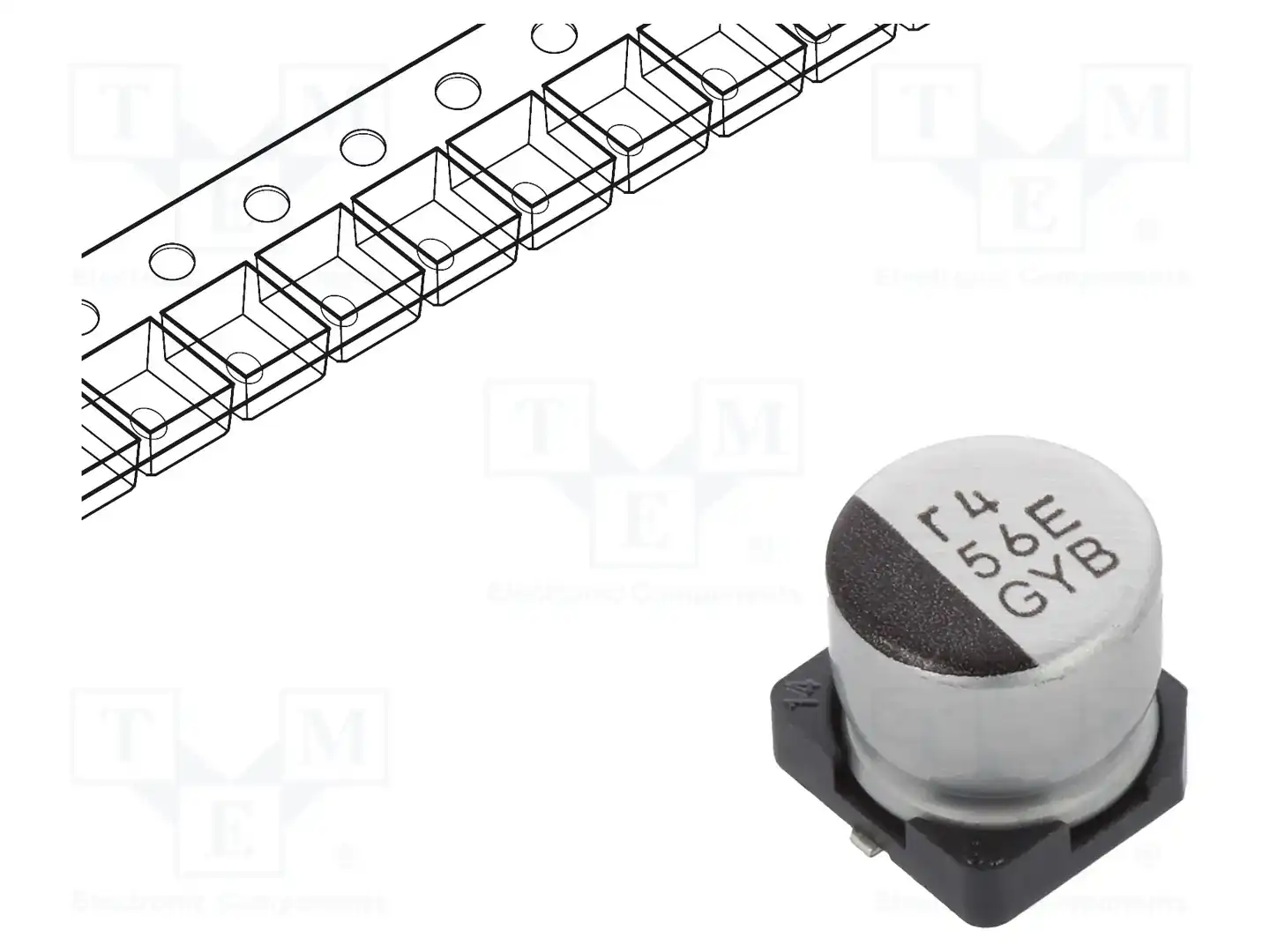 NICHICON GYB1E560MCQADNGS — Конденсаторы гибридные SMD