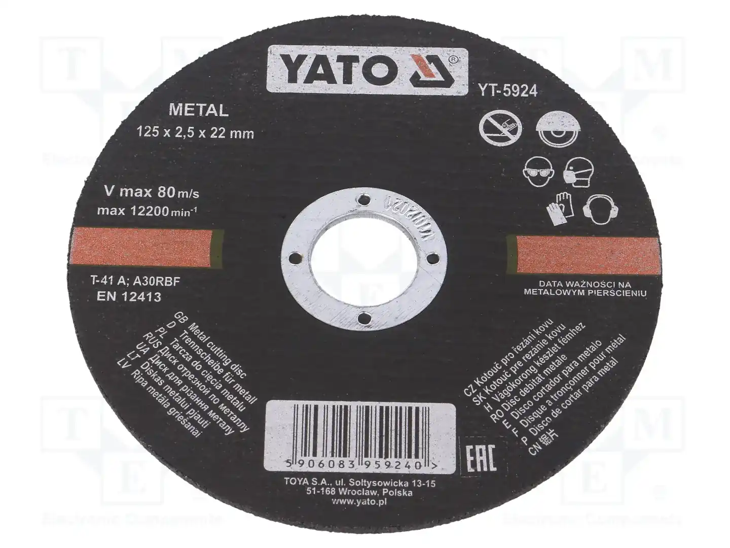 YATO YT-5924 — Диски для резки и шлифовки