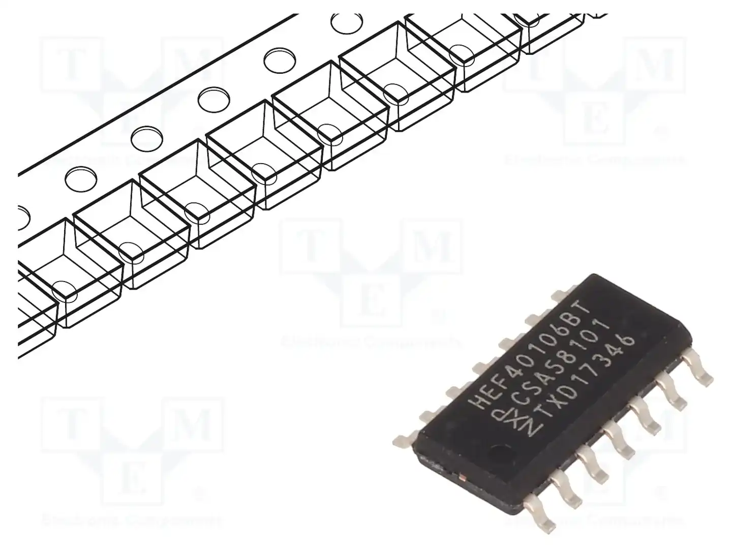 NEXPERIA HEF40106BT,653 — Ворота, инверторы