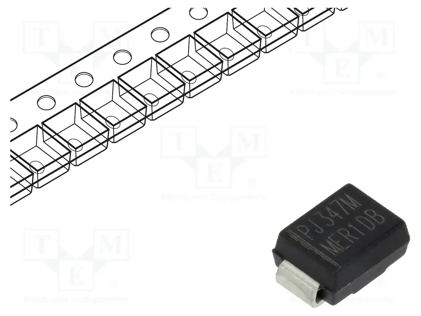 PanJit Semiconductor MER1DMB_R2_00601 — Универсальные диоды SMD