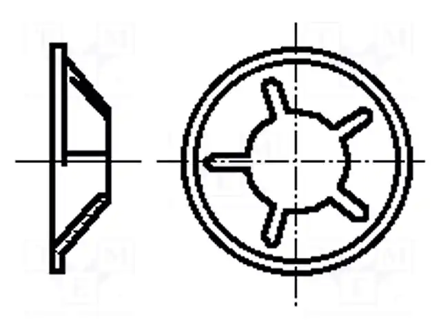 BOSSARD 1292943 — Стопорные кольца