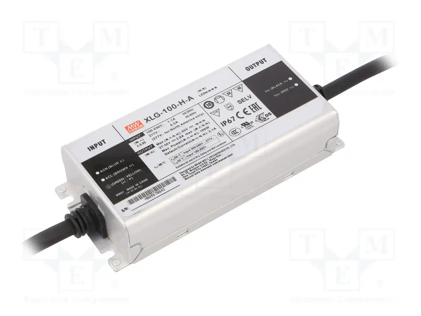 MEAN WELL XLG-100-H-A — Блоки питания для LED