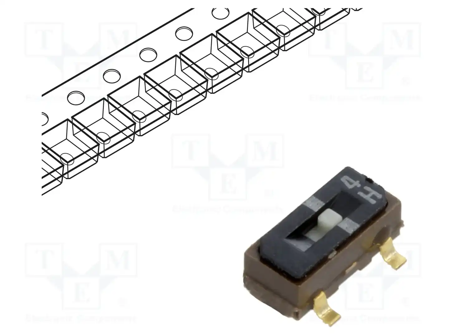 Nidec Copal Electronics CJS-1200TB — Переключатели ползунковые