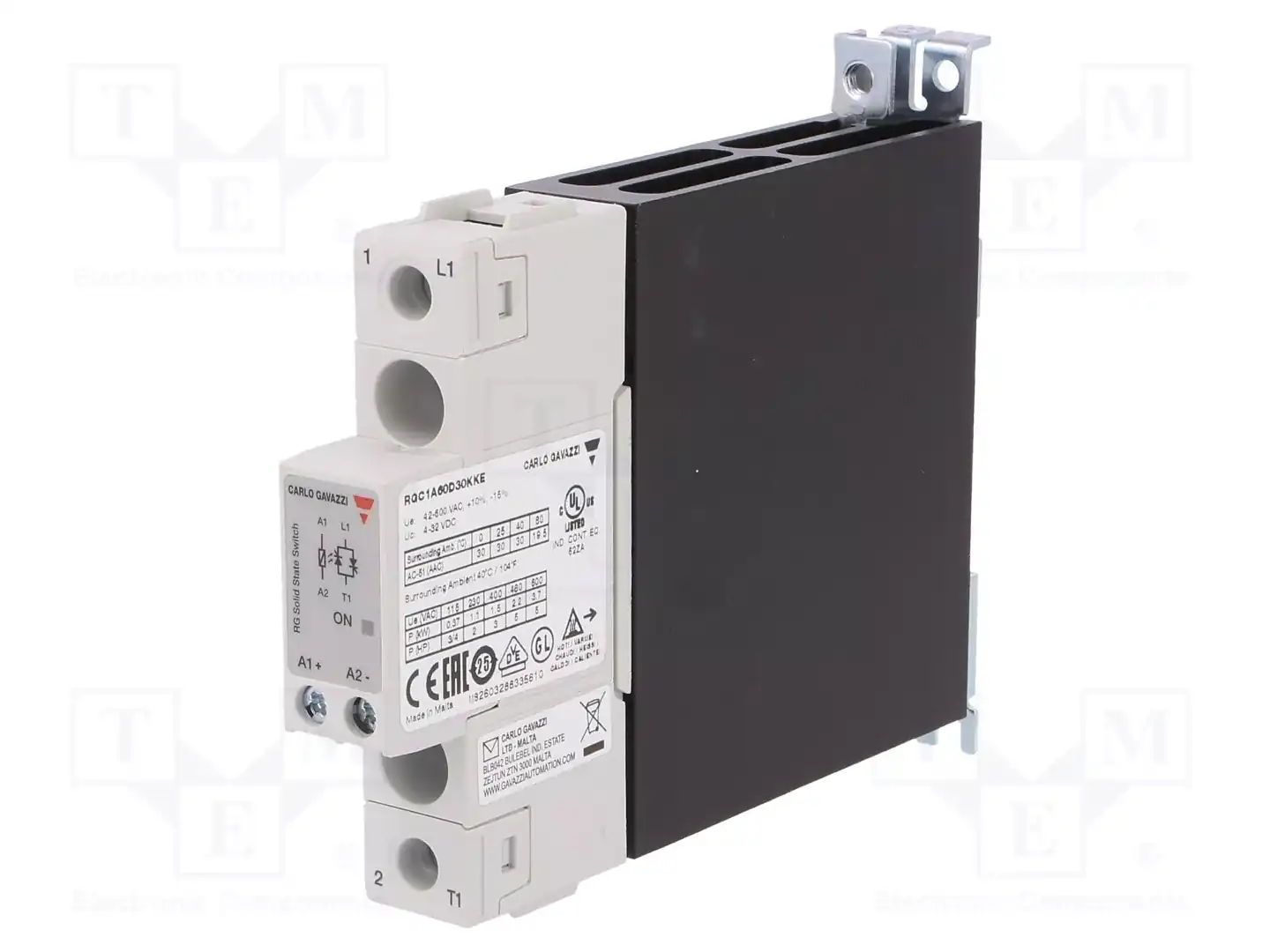CARLO GAVAZZI RGC1A60D30KKE — Реле SSR однофазные