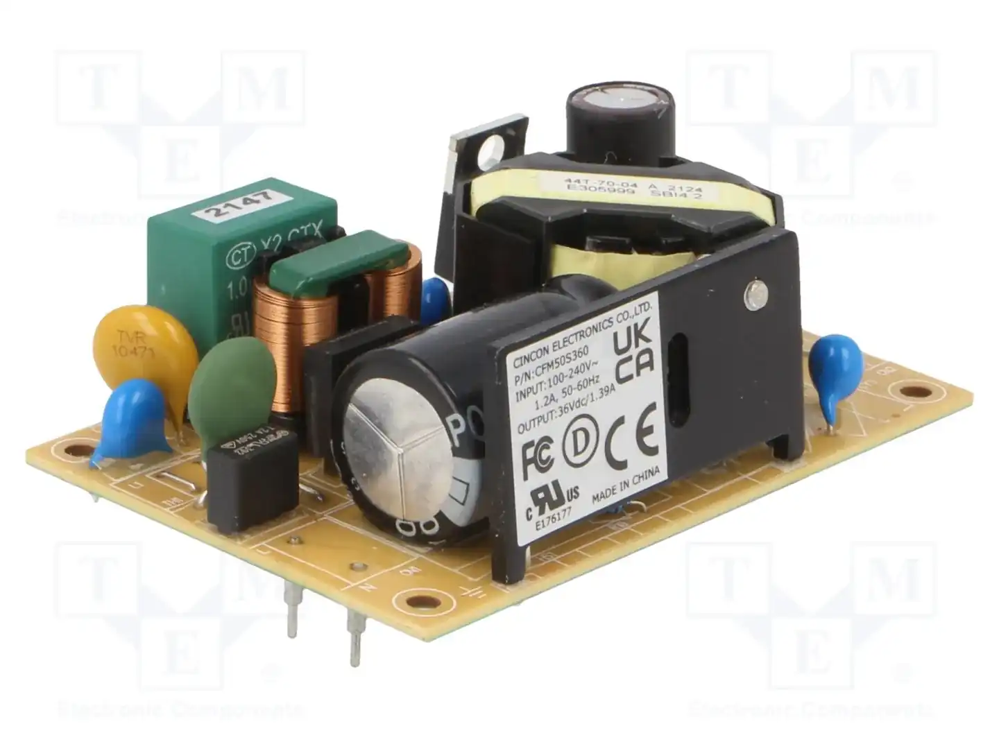 CINCON CFM50S360-P — Преобразователи AC/DC для PCB