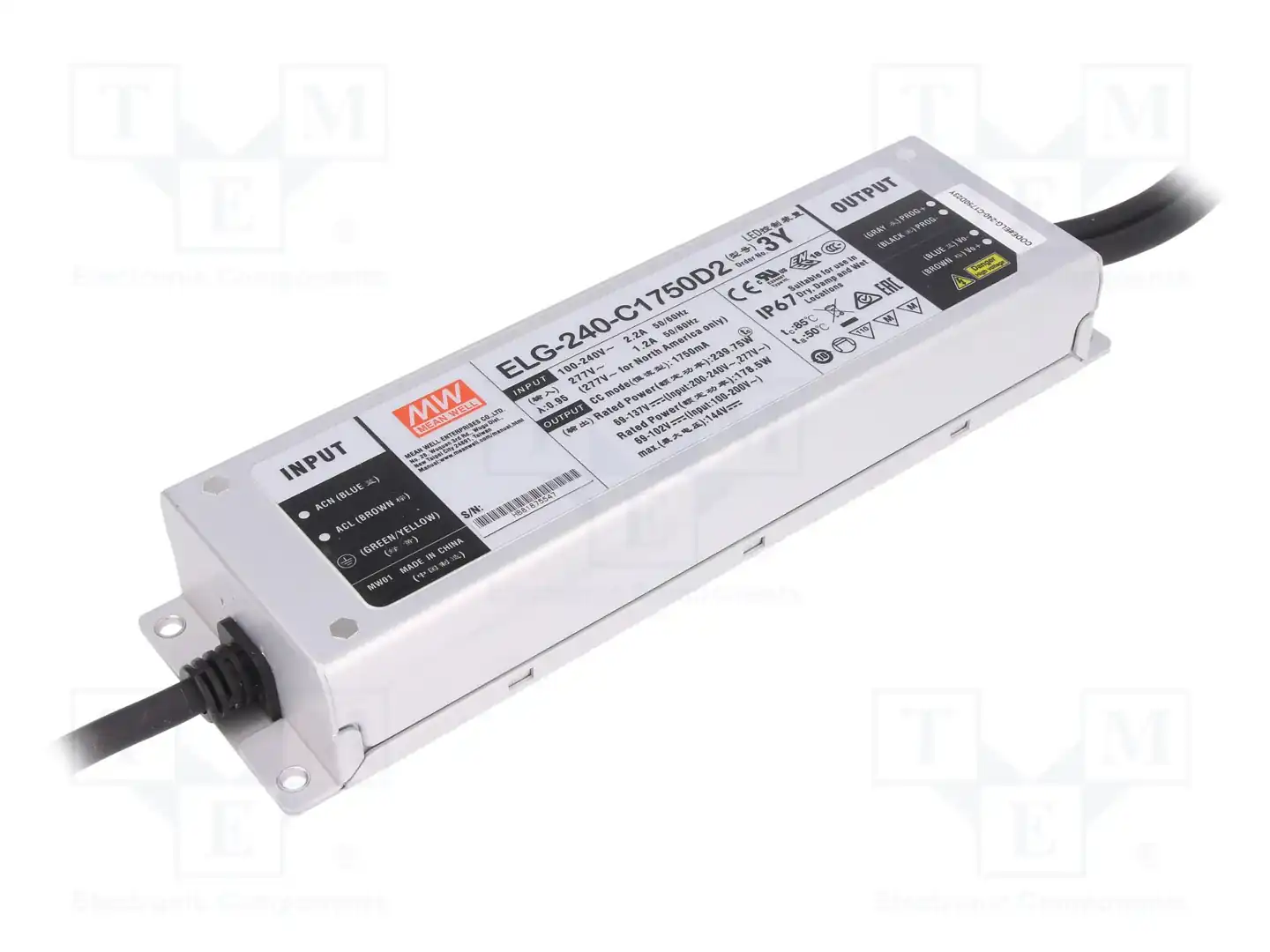 MEAN WELL ELG-240-C1750D23Y — Блоки питания для LED