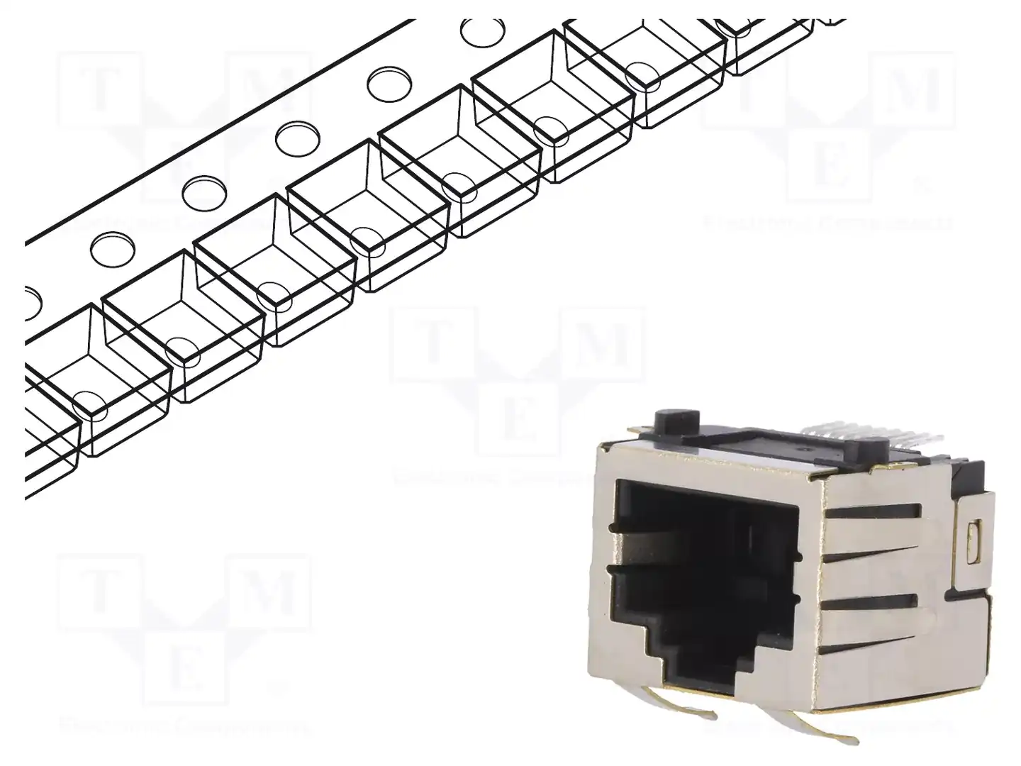 ENCITECH RJJS-88-SMT-WF — Разъeмы RJ
