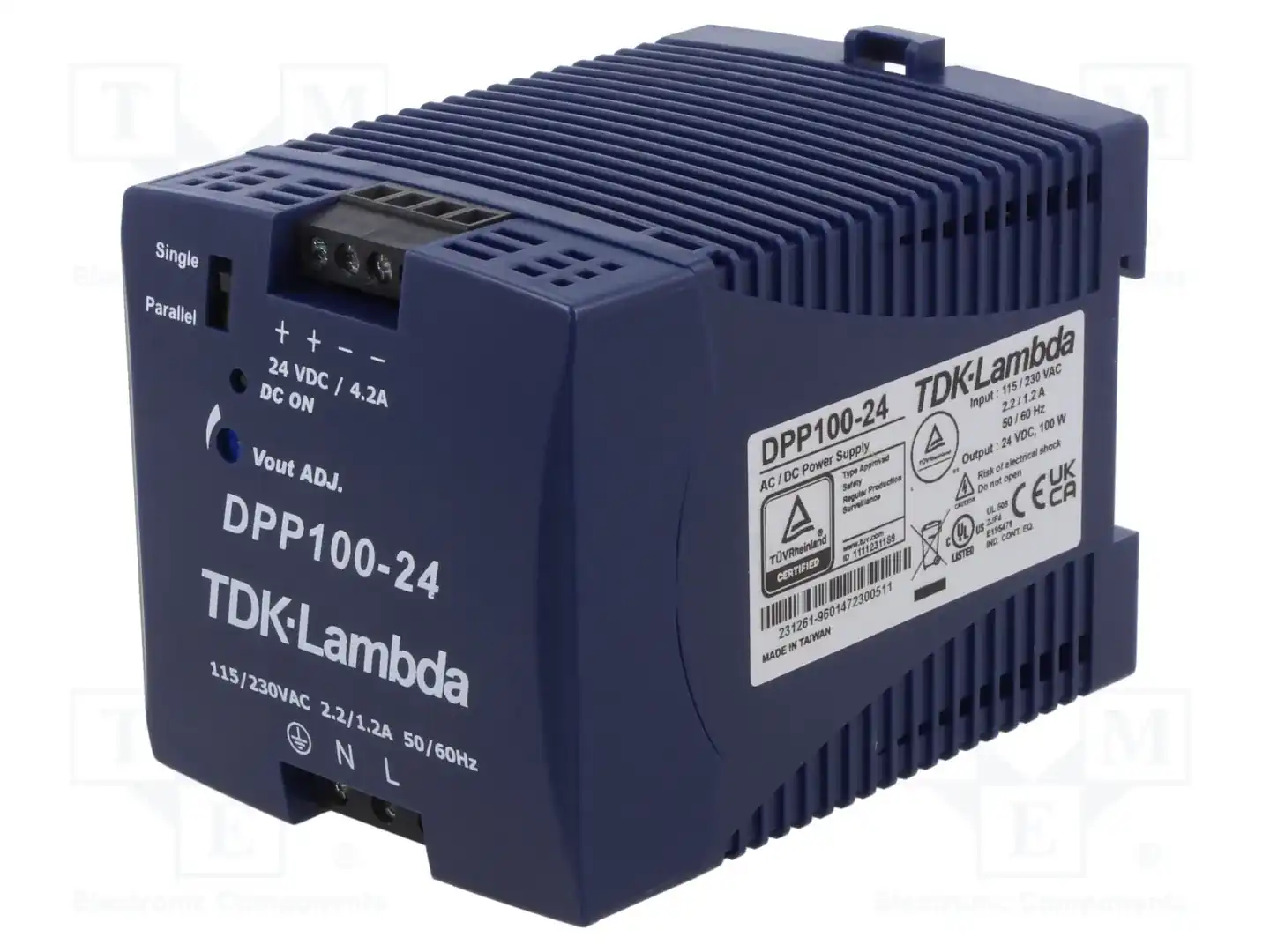 TDK-LAMBDA DPP100-24 — Блоки питания на DIN-рейку