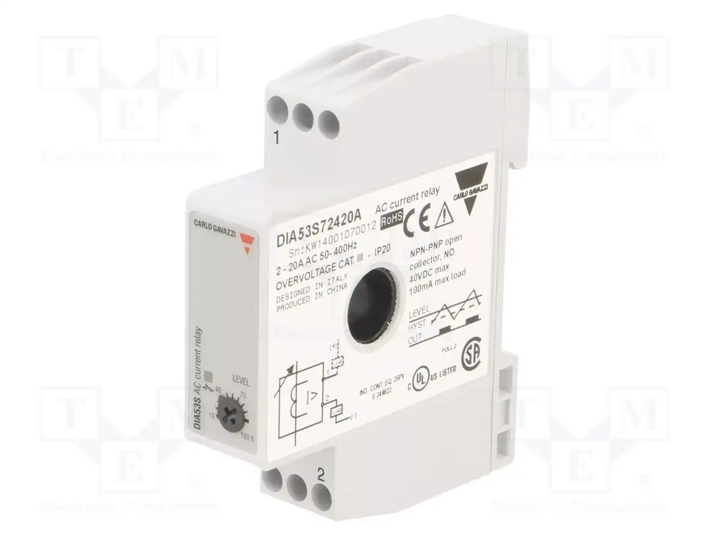 CARLO GAVAZZI DIA53S72420A — Контрольные реле